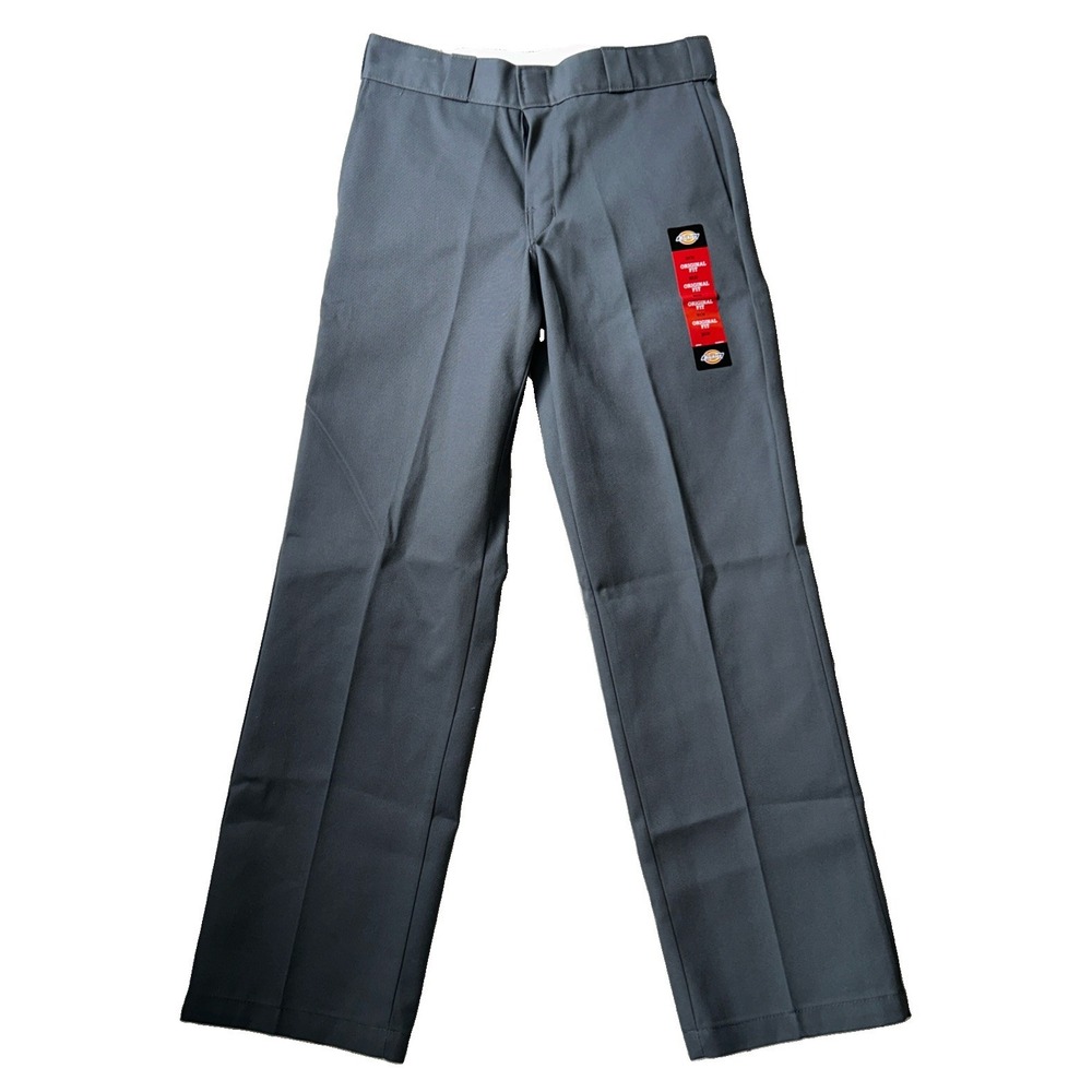 NWT Dickies 874 Original Work Pants Charcoal Grey Men's 30x30 Straight Leg
